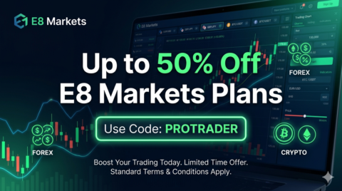 E8 markets discount code